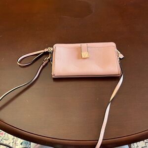Victoria's Secret Pink Wristlet with Gold Detail